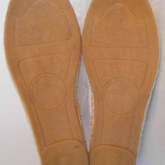 Unisex Ivory Canvas Mules Flat Slip Ons-Men's 8.5/9 Women's 11/11.5-EU 42-Altxic - Picture 7 of 7